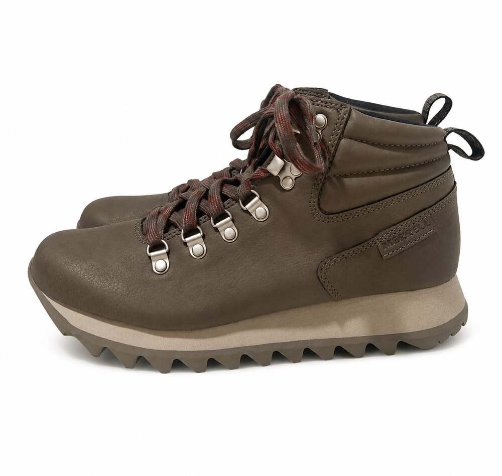 Merrell Alpine Hiker Falcon Hiking Boots J003774, Womens size 8.5, Vegan Leather